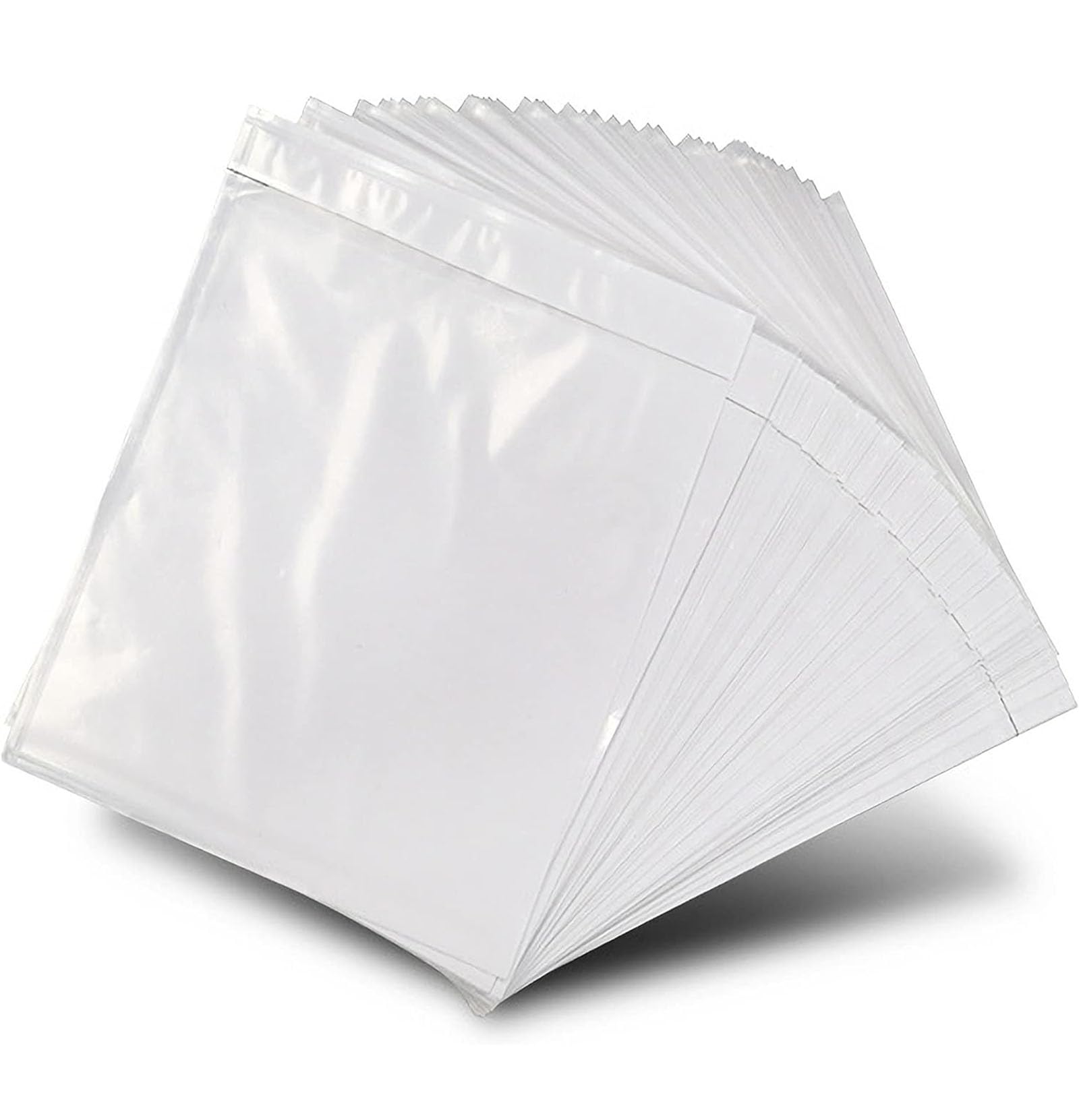 Photo 1 of 100 Pcs-4.5x5.5In Shipping Envelopes, Packing List Mailing Envelopes Clear Adhesive Shipping label sleeves Shipping Supplies for Small Businesses