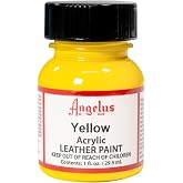 Angelus Acrylic Leather Paint, 1 oz., Yellow