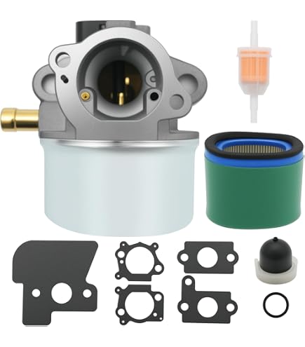 EATAKWARD Carburateur De Rechange 499617 Pour Tondeuse John Deere JA60 JA62 JA65 JS40 JS45 JS60 JS61 JS63 – Kit Complet Avec Filtres Et Bougie