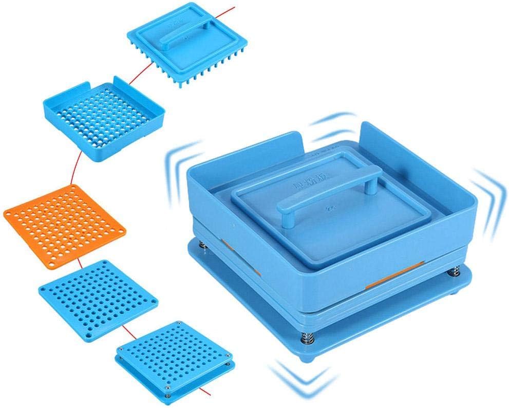 100 Holes Capsule Filler, Empty Capsule Plates Manual Capsule Filling Tool Capsules Holding Tray(00#)
