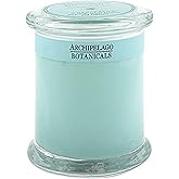 Archipelago Botanicals Charleston Glass Jar Candle, Jasmine, Tuberose and Hyacinth Scent, Lead-Free Candle Wicks, Burns Approx. 60 Hours (8.6 oz)