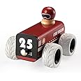 BTB Wooden Pull Back Car,Toy Fire Engine Fire Truck,Montessori Wooden Toy,Pullback Pull-Back Car,Wooden Vintage Retro Classic Toy Car,Wood Toy Cars,Wooden Race Car,Racing Car,Toddler Boy Boys Toys