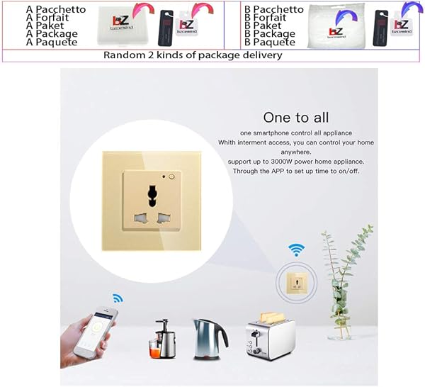 WiFi Smart Wall Socket Outlet Panel de vidrio Smart LifeTuya APP Control remoto funciona con Amazon Echo Alexa Google Home EU FR UKBlackDE Wall Socket