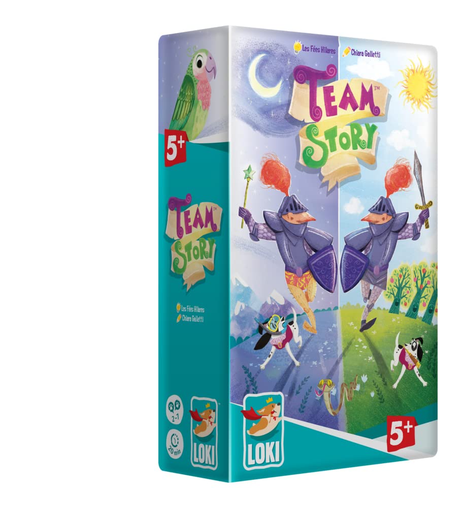 Iello | Team Story | Card Game | Ages 5+ | 2-7 Players | 20 Minutes Playing Time