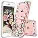 MOSNOVO iPhone 6S Plus Case/iPhone 6 Plus Clear Case, Floral Garden Flower Printed Clear Design Transparent Plastic Slim Case with TPU Bumper Protective Case Cover for iPhone 6 Plus/iPhone 6S Plus