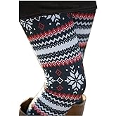 Uaderize Womens Ultra Soft Brushed Christmas Day Leggings Pants Ankle Length Black Deals Friday 2023 S-5XL