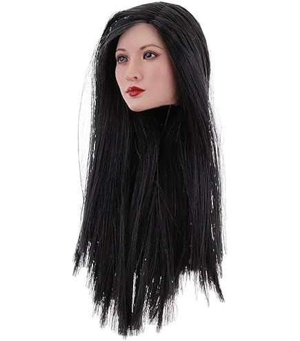 1/6 アジア人女性ヘッドC（Black Long Staight Hair） 1/6 アジア人女性ヘッドC（Black Long Staight Hair） Amazon