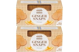 VALUBNDL: Nyåkers Orange Ginger Snaps – 2 Pack (150g Boxes) – 300g Total – Authentic Swedish Thin Spice Cookies – Traditional