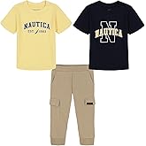 Nautica boys 3 Pc Two Tee Pant Set