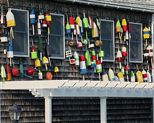 Lobster Buoy Photo - Nautical Wall Art - Coastal Maine Photography - Beach House Decor - Seashore Art