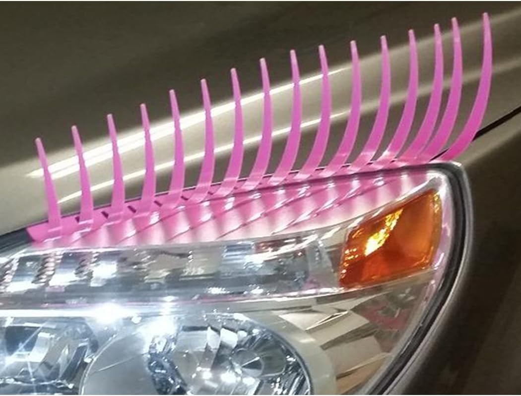2pcs Car Eyelashes for Headlight Decoration Sticker (Pink) Amazon.ca