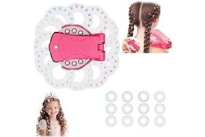 Glitter Diamond Styling Tools Hair Gemstone Styling Set, Bling Bling Glitter Diamond Styling ToolHair, Light Up Girls' Hair, 