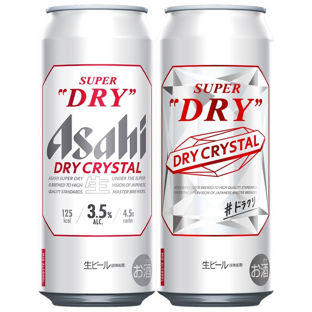 アサヒスーパードライ ドライクリスタル_500ml×24本_アルコール分3.5%の「スーパードライ」商品画像