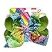 8 Inches JOJO Siwa Hair Bows Alligator Clips for Girls 6pcs Large Bows Hair Barrettes Accessories for Toddler Teens Kids