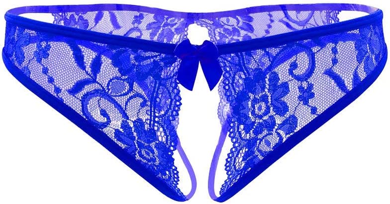 Justgoo Womens Lace G-String Thongs T-Back Underwear Low Rise Panties