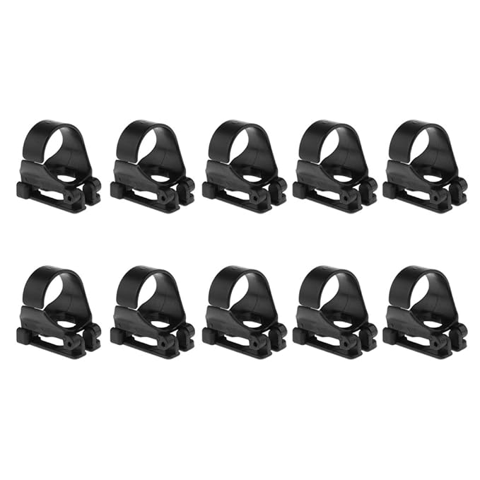 Gazechimp 10-teiliges Pack - Schnorchelhalter Universal Kunststoff Clip