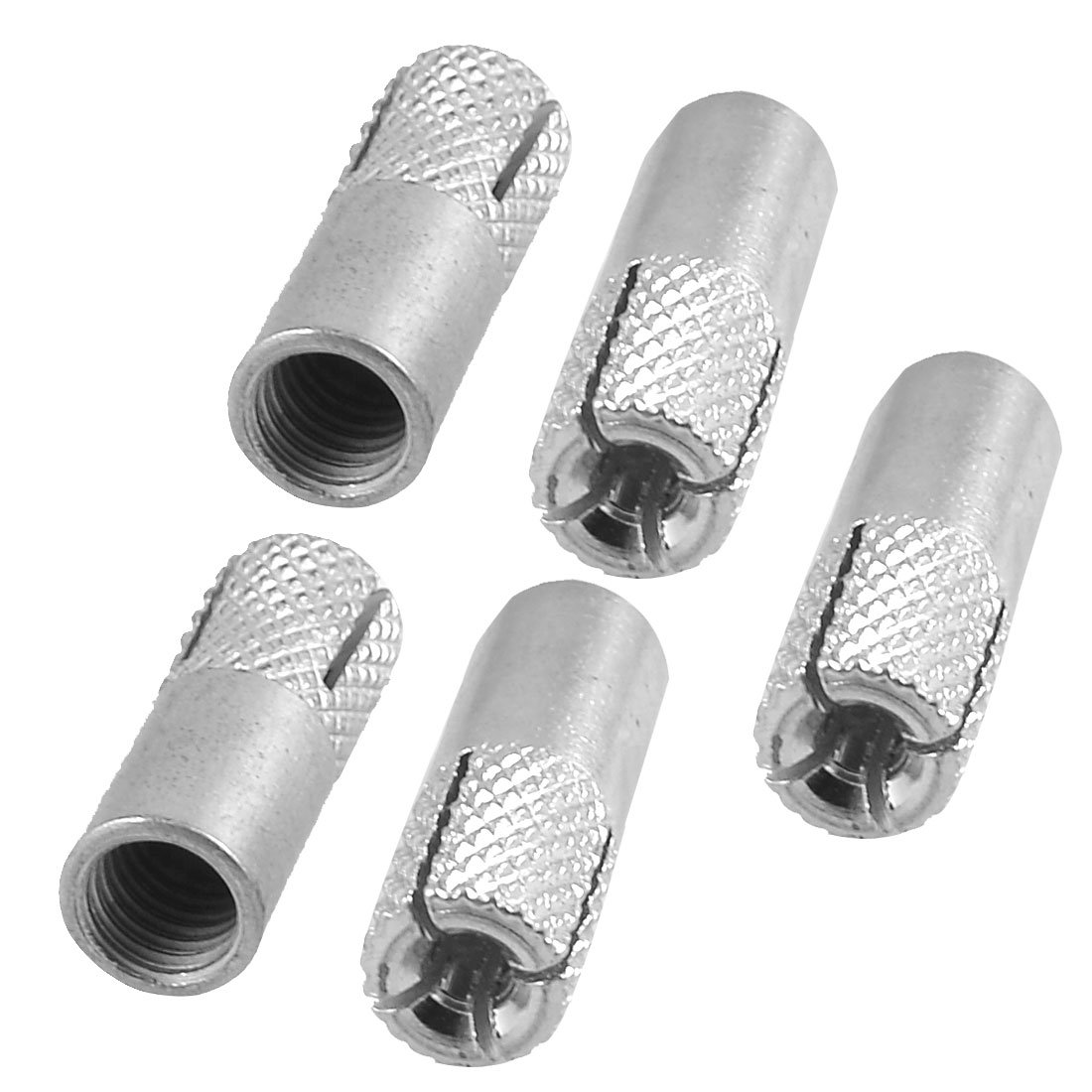Sourcingmap 28mm Long Metal M8 Threaded Expansion Bolt Sleeve Anchors Tool 5 Pcs