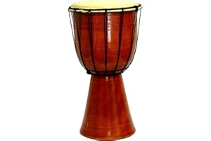 New Age Source The Djembe Plain Mahogany Red Finish Each
