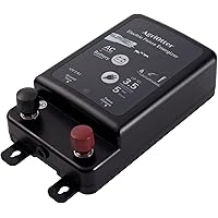 2025 New Tech 2 in 1 Electric Fence Energizer Charger Plug-in & 12V Battery, Waterproof & Safe Wide Coverage Energizer for Fa