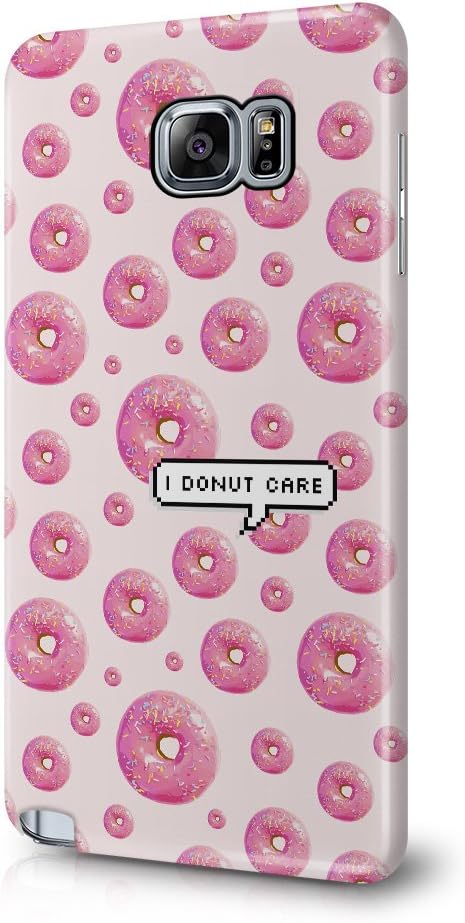 I Donut Care Pixel Bubble Donuts Pattern Tumblr Print Hard Plastic Samsung Galaxy Note 5 Phone Case Cover