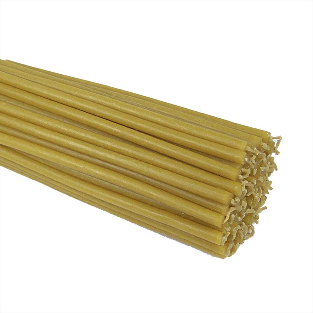 2X g. (Approx. 90 pcs.) Beeswax Candles Gold Church House Garden No.60 40139