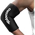 Elbow and Knee Ice Pack - Cold Ice Sleeve with Reusable Gel & Cold Therapy Compression for Knee, Shin Splints, Calf Strain, Flexible Ice Pack for Tennis Elbow, Tendinitis(Small (Pack of 1), Black)