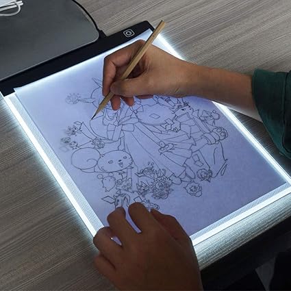 a4 tablero de dibujo escritura led caja