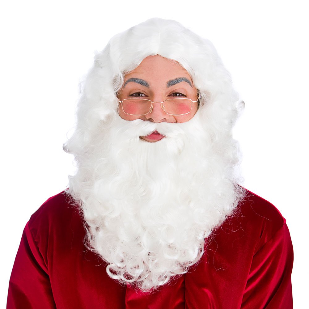 Wicked Costumes Mens Deluxe Christmas Santa Beard