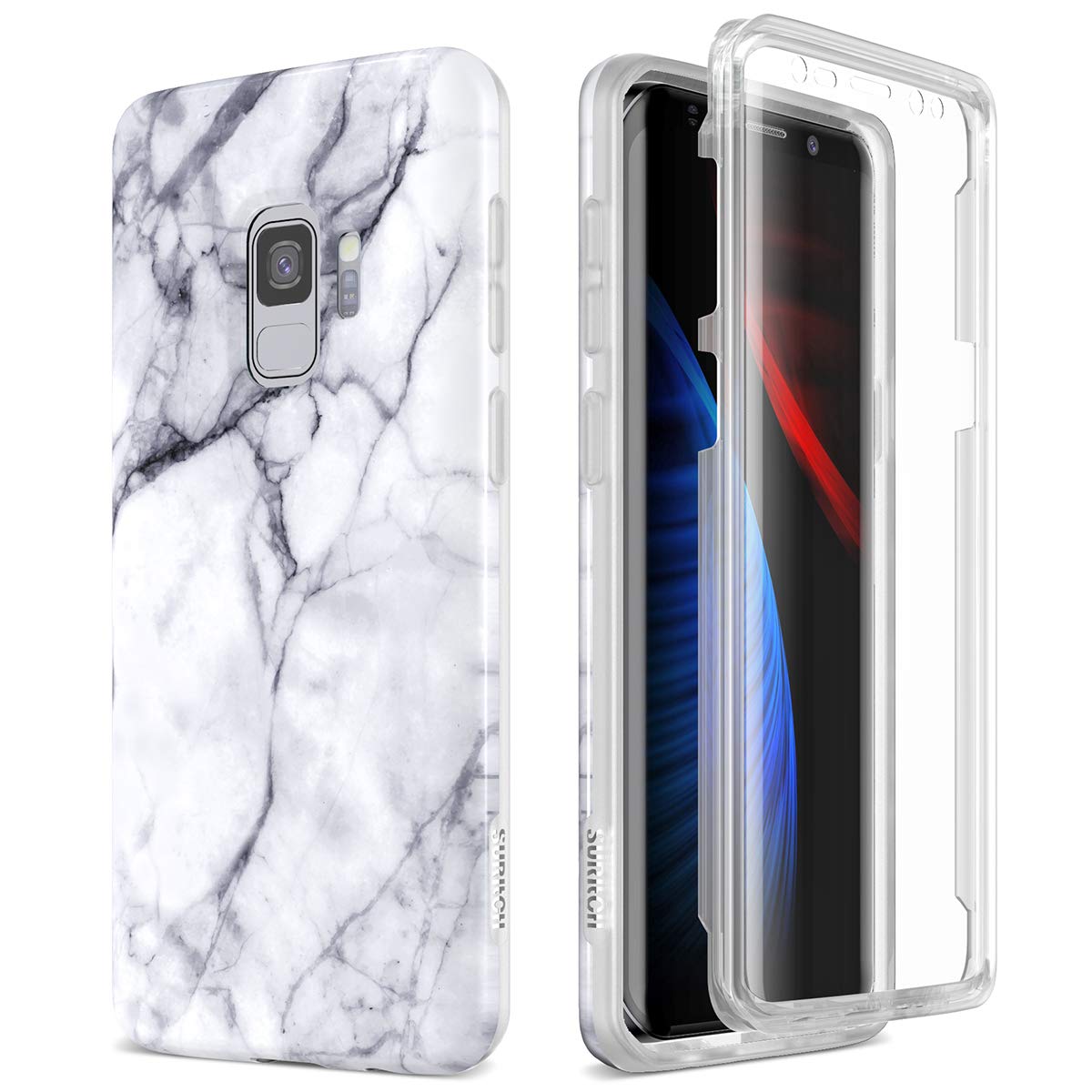 Best galaxy s9 ares clear case with screen protector