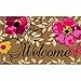Naturelles Floral Paradise Door Mat, 18-Inch by 30-Inch