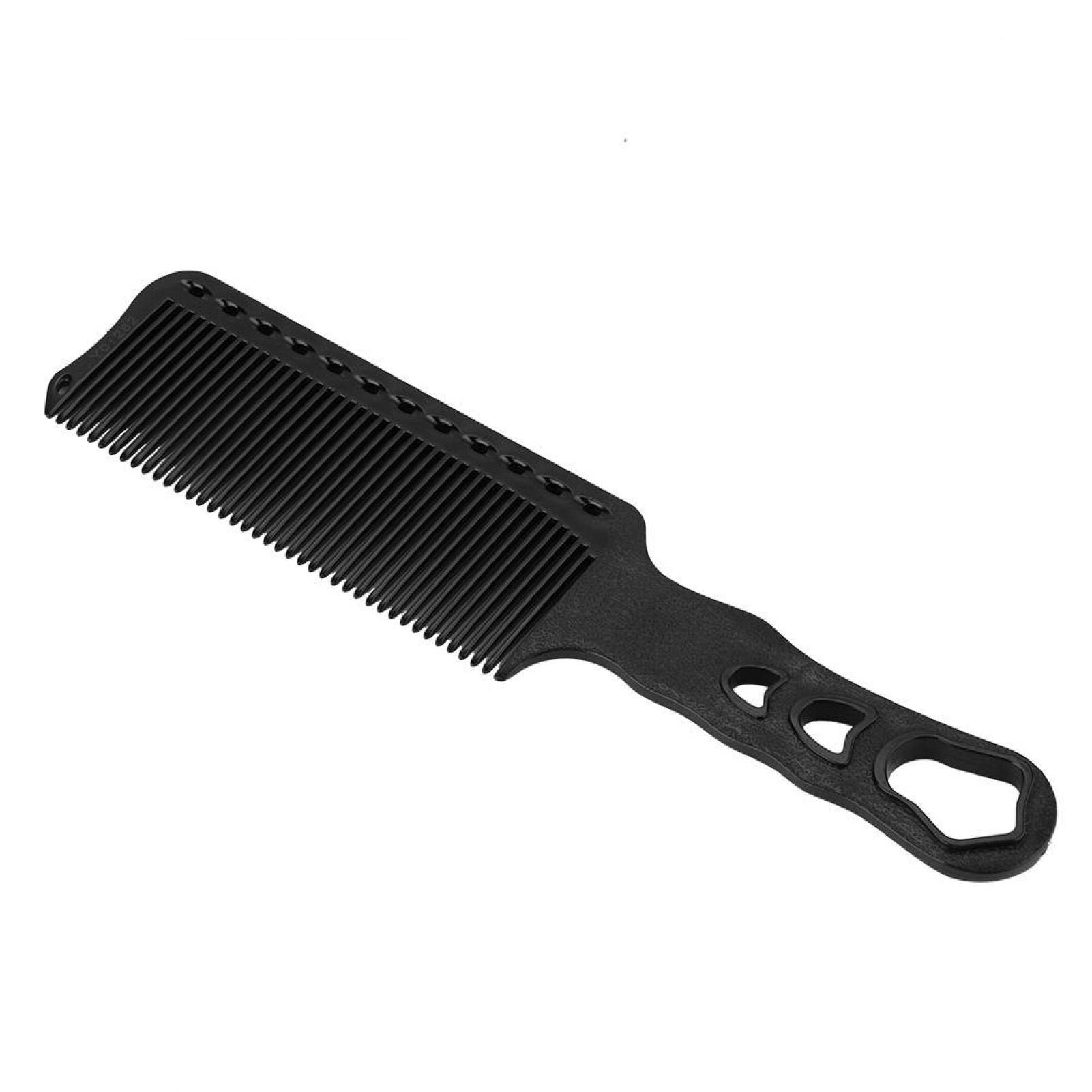 Non-Slip Barberology Comb, Super Thin ABS Cutting Comb, for Hair Styling Cutting Professional Use(black)