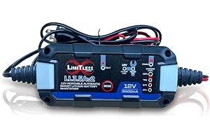 Limitless Lithium LL3.5A-MTN-SV-V2 3.5A Stock Voltage Battery Maintainer V2 | Smart Automatic Charger & Tender for Noli Sodiu