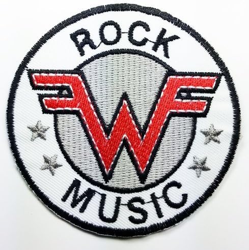 Weezer Patches 7.5x7.5 Cm Iron on Patch/embroidered Patch This Appliques Are Great for T-shirt, Hat, Jean ,Jacket, Backpacks