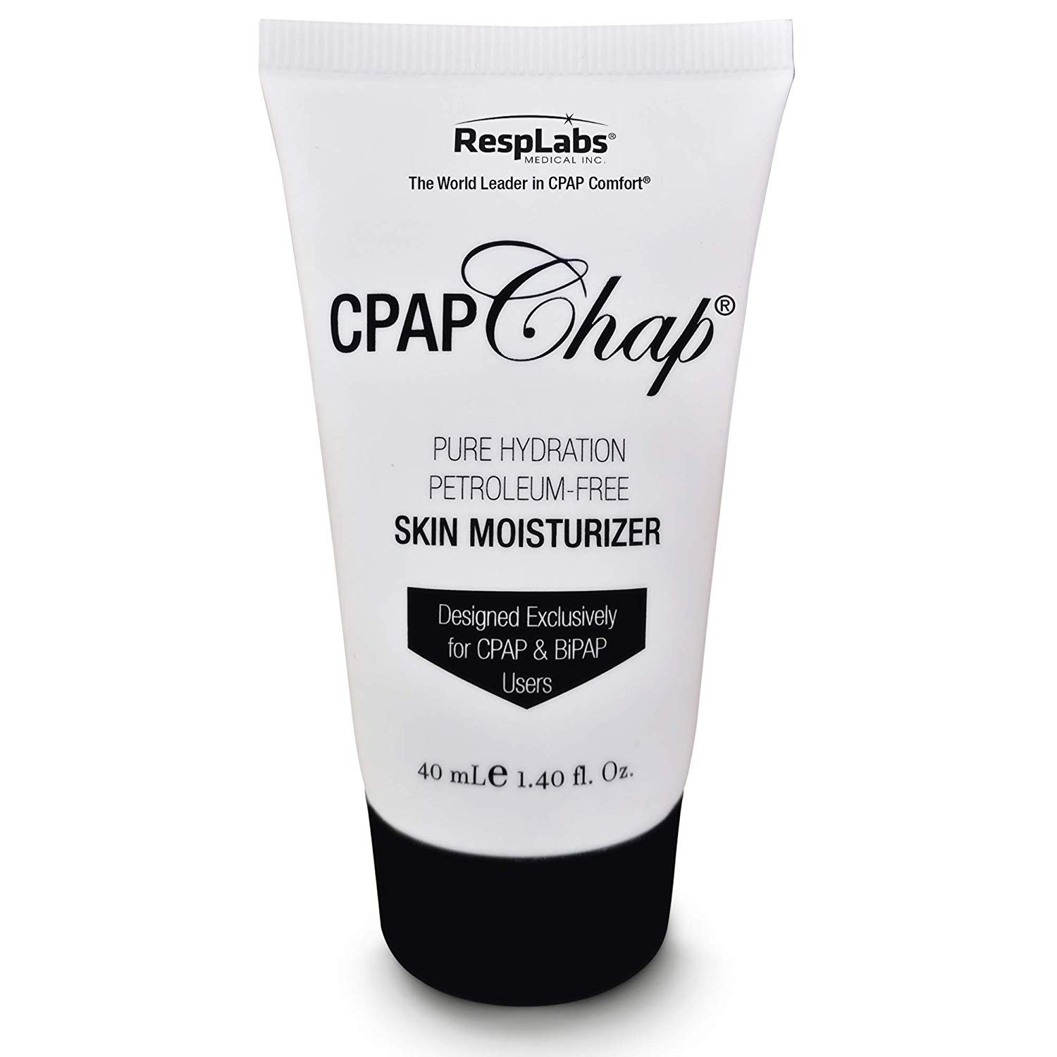 RespLabs CPAP Chap Face Cream &mdash; Moisture Therapy | Petroleum Free Lotion | Non-Greasy Moisturizer | 1.4oz Full Bottle