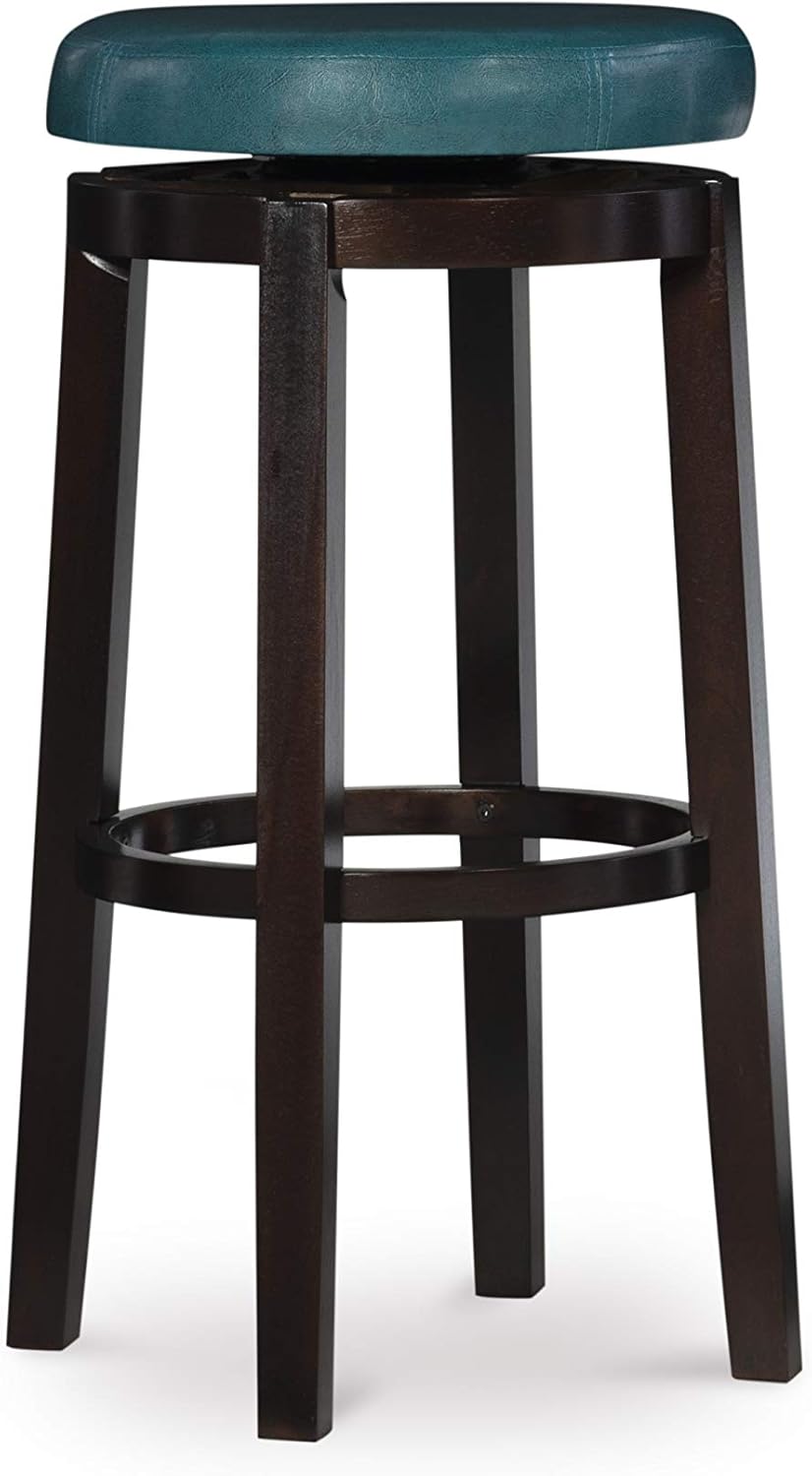 Best Teal Vinyl Swivel Bar Stool