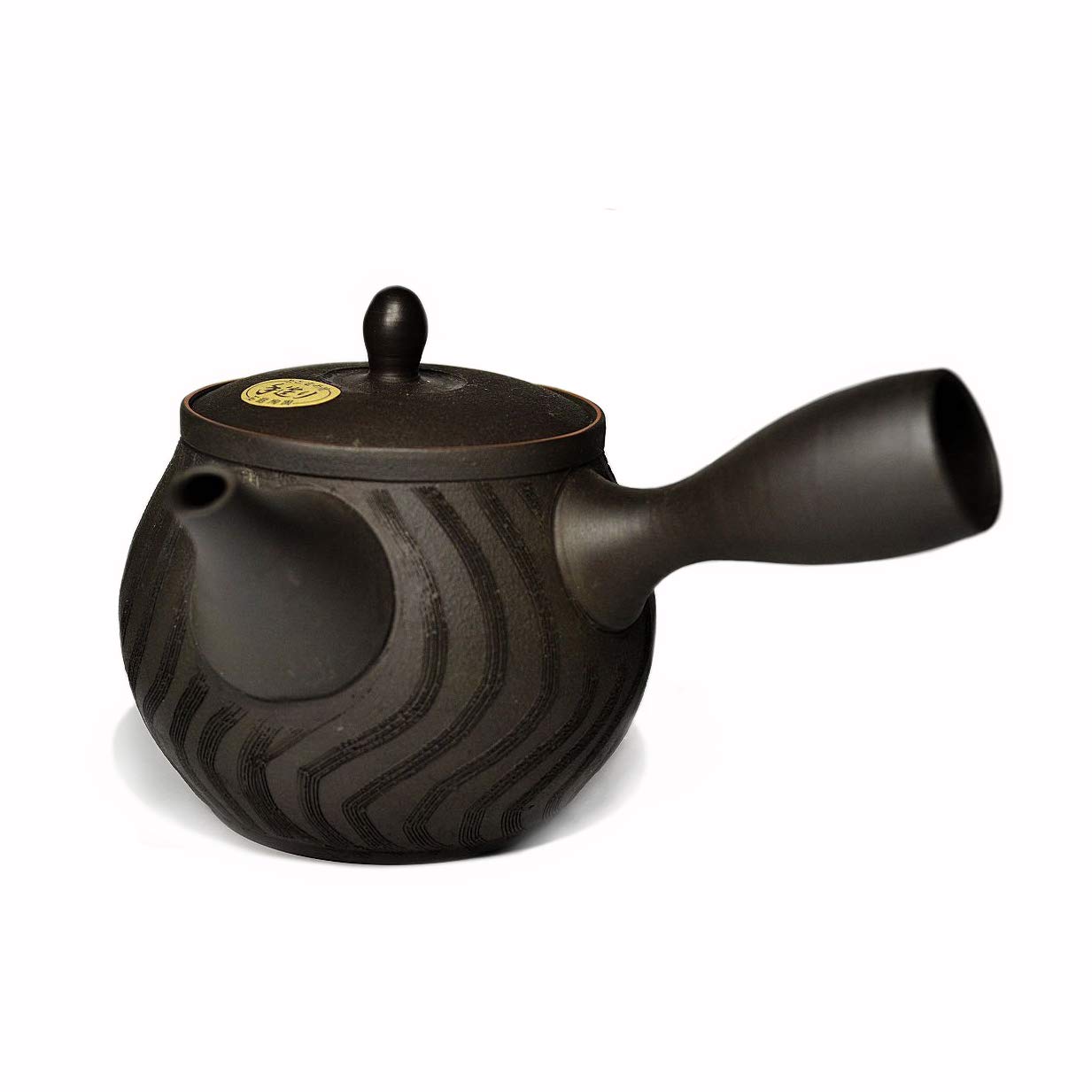 Tokoname Ware Sekiryu Notauchi Kushinagare Kyusu Teapot