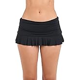La Blanca Womens Skirted Hipster Bikini Swimsuit Bottom