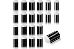 BLMHTWO 20 Pieces Finger Daubers, Sponge Finger Daubers with Soft Sponge Head Convenient Washable DIY Ink Daubers for Stenciling Painting Ink Crafts Card Making Scrapbook, Black