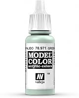 Vallejo Model Color Green Grey 17ml Waterbased Acrylic Paint Vallejo