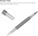 Yosoo Health Gear Spring Nail Punch Double Head Center Punch Tool Wood Hinges view 3