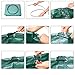 Ohuhu Garden Waste Bags, 72 Gallons Reusable Yard Leaf Bag, Durable & Portable Garden Storage Bags with Dual Handles, 4 Pack