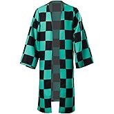 WeizhaonanCos Men Cosplay Costume Kimono Robe Cape Cloak Role Play Halloween Party Outfit