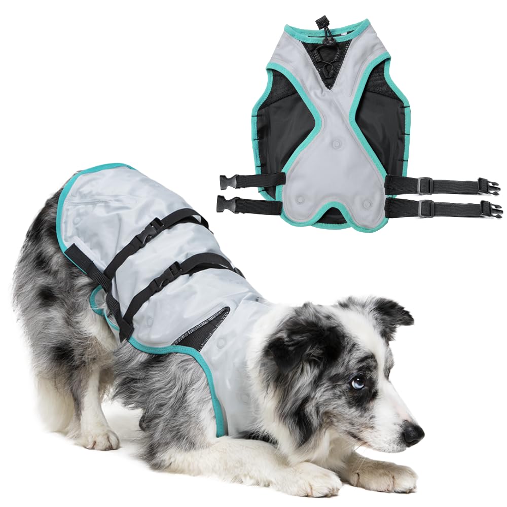 Suitical DRY Cooling Vest Dog, Medium, Silver — image 1