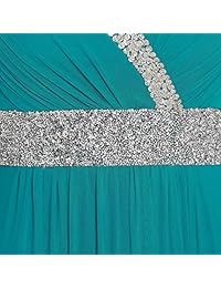 Elegante vestido de mujer con cuentas y diamantes de resina para bodas, noche, graduación formal larga