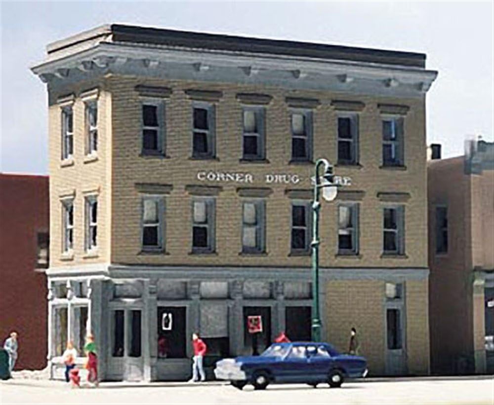 Best N Scale Corner Turret Building