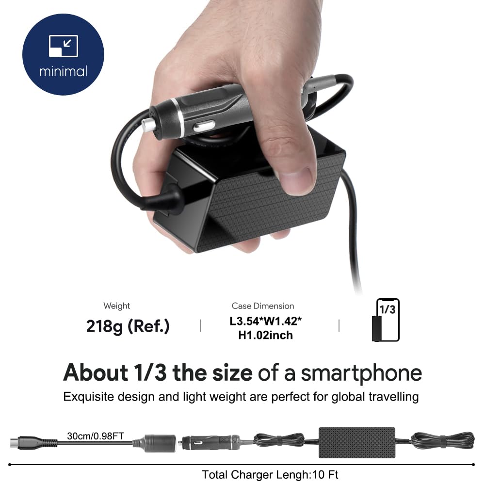 HKY 20V PD USB-C DC Coverter Cable Kit for ResMed AirSense 11 AutoSet/Elite/CPAP Machines & ResMed AirMini CPAP/AutoSet/AutoSet for Her Portable CPAP Machine Power Cord Airsense 11 AirMini Supplies