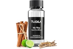 Tuqila Hotel Luxury Waterless Diffuser Oil My Way, Essential Scent Oil Usage Cold Air Waterless Diffuser, Scents Oils Bottle120 ML Home Natural Flavour
