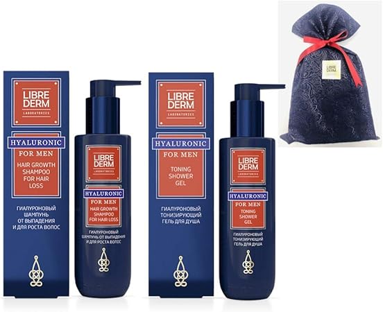 Amazon 香水のようないい香り リブレダーム メンズコスメ 2点セット プレゼント ボディーソープ 250ml ヘアグロース シャンプー 0ml Librederm バス用品セット 通販