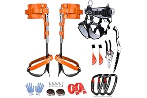 MITOJOSYEER Tree Climbing Gear - Tree Climbing Spikes,for Hunting, Fruit Picking,Climbers of Tree Climbing Equipment