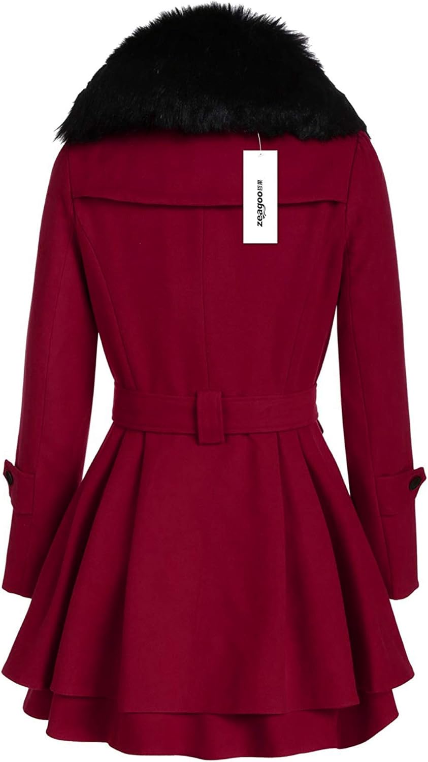 red dress coat